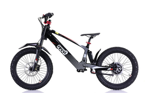 REVVI 20" ELECTRIC KIDS BIKE - BLACK