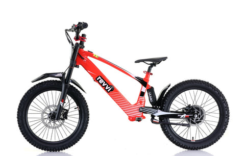 REVVI 20" ELECTRIC KIDS BIKE - RED