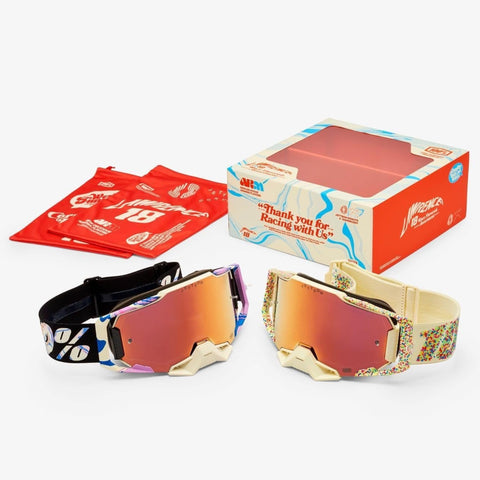 100% Armega 2 Jetson Donut Goggle Twin Pack