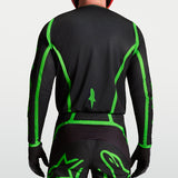 Alpinestars Fluid Apex V2 Jersey Black Green Fluo