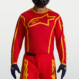 Alpinestars Fluid Apex V2 Jersey Fire Red Gold