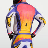 Alpinestars Fluid Drag Jersey Light Lilac Blue Iris Gold