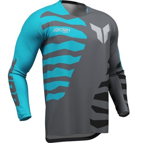 Thor Launchmode Shredder Jersey Charcoal Aqua