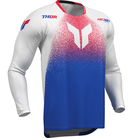 Thor Launchmode Air Darkside Jersey White Blue