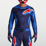 Alpinestars Racer Hunt Jersey Strong Blue Deep Blue Fire Red