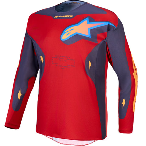 Alpinestars Racer Hunt Jersey Fire Red Greystone Hot Coral