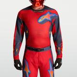 Alpinestars Racer Hunt Jersey Fire Red Greystone Hot Coral