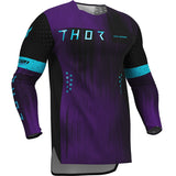 Thor Sportmode Vanish Jersey Black Purple