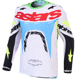 Alpinestars Supertech Dyna Jersey Light Lilac Green Fluo Black