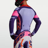 Alpinestars Supertech Dyna Jersey Light Violet Deep Purple Pink Fluo