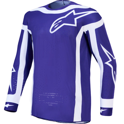 Alpinestars Supertech Vesta Jersey Deep Blue White