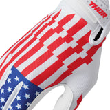 Thor Kids Launchmode Patriot Gloves Red White Blue