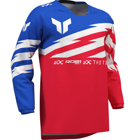 Thor Kids Launchmode Shockie Jersey Red Blue