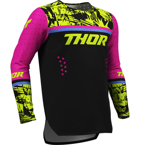 Thor Sportmode Punkd Jersey Black Fuchsia