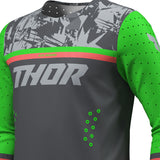 Thor Kids Sportmode Punkd Jersey Charcoal Green