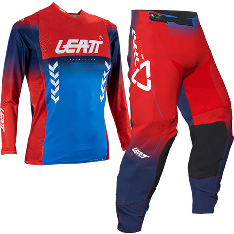 2026 Leatt 4.5 Moto Youth Kit Combo Blue Red