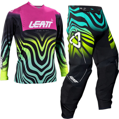 2026 Leatt 4.5 Moto Youth Kit Combo Tiger Pink