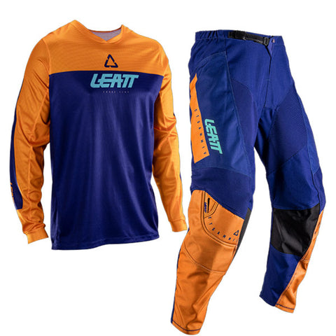 2026 Leatt 3.5 Kids Mini Pant and Jersey Kit Combo  Orange