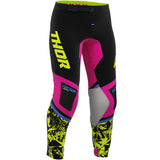 Thor Sportmode Punkd Pants Black Fuchsia