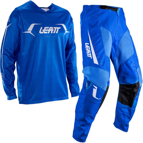 2026 Leatt 3.5 Ride Moto Blue Motocross Kit Combo