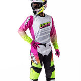 2026 Leatt 3.5 Ride Moto Retro Pink Motocross Kit Combo