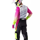 2026 Leatt 3.5 Ride Moto Retro Pink Motocross Kit Combo