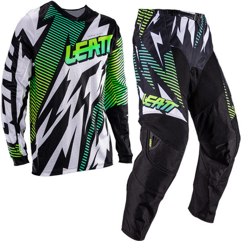 2026 Leatt 3.5 Youth Pant and Jersey Kit Combo Storm Blue
