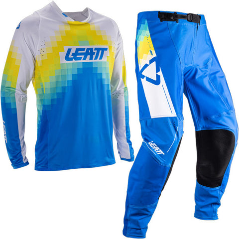2026 Leatt 4.5 Moto Lite Kit Combo Pixel Blue