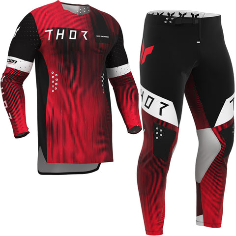 Thor Sportmode Vanish Kit Combo Black Red
