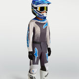 Alpinestars Youth Fluid Drag Greystone Light Lilac UCLA Blue Kit Combo