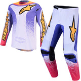 Alpinestars Fluid Drag Jersey Light Lilac Blue Iris Gold
