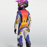 Alpinestars Youth Fluid Drag Light Lilac Blue Iris Gold Kit Combo