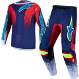 Alpinestars Fluid Drag Jersey Blue Navy Fire Red White