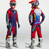 Alpinestars Fluid Drag Jersey Blue Navy Fire Red White
