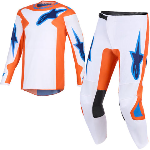 2026 Alpinestars Fluid Grid Kids Kit Combo - Orange Ucla Blue