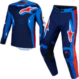 Alpinestars Racer Hunt Jersey Strong Blue Deep Blue Fire Red