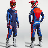 Alpinestars Racer Hunt Jersey Strong Blue Deep Blue Fire Red