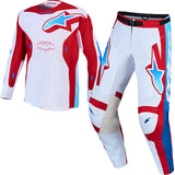 Alpinestars Racer Hunt Jersey White Fire Red UCLA Blue
