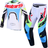 Alpinestars SuperTech Dyna Light Lilac Green Fluo Black Kit Combo