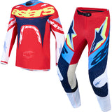 Alpinestars Supertech Dyna Pant Fire Red White Navy Blue