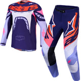 Alpinestars Supertech Dyna Jersey Light Violet Deep Purple Pink Fluo