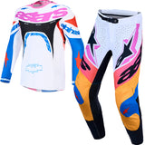 Alpinestars Supertech Dyna Jersey White Blithe Blue Black Purple