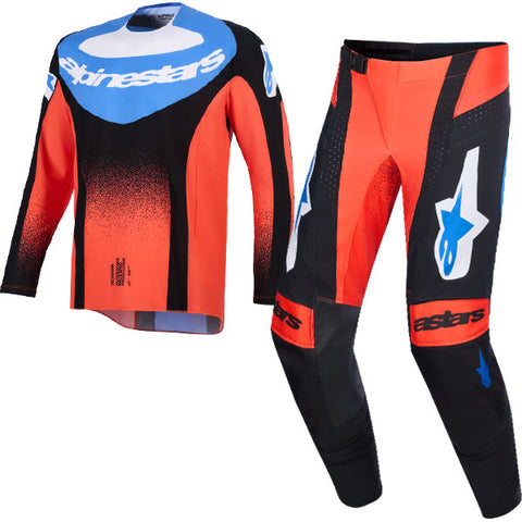 2026 Alpinestars Techstar Knif Kit Combo - Orange Black Ucla Blue