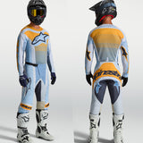 Alpinestars Techstar Maven Pant Dust Blue Tangerine Black