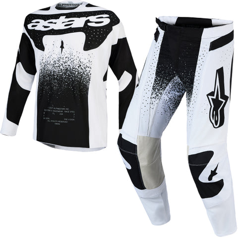 Alpinestars Techstar Swan White Black Kit Combo