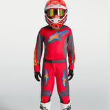Alpinestars Youth Fluid Hunt Pant Fire Red Greystone Hot Coral
