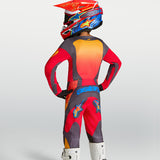 Alpinestars Youth Fluid Hunt Pant Fire Red Greystone Hot Coral