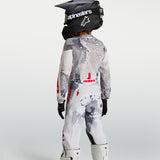 Alpinestars Youth Fluid Lone Pant Grey Camo White Fire Red