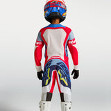 Alpinestars Youth SuperTech Dyna Fire Red White Navy Blue Kit Combo