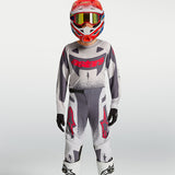 Alpinestars Youth SuperTech Swan Light Lilac Dark Grey Red Fluo Kit Combo